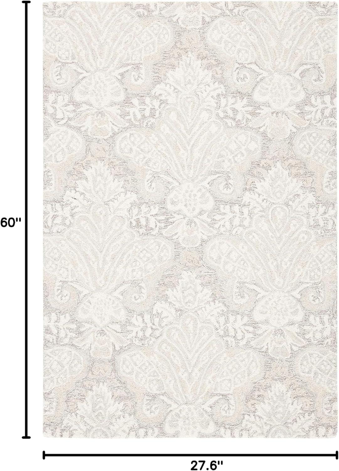 Micro-Loop MLP539 Hand Tufted Accent Rug - Beige - 2'3"x5' - Safavieh.