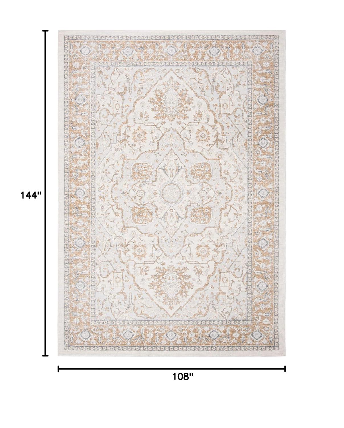 SAFAVIEH Isabella Patrick Oriental Area Rug, Cream/Beige, 9' x 12'