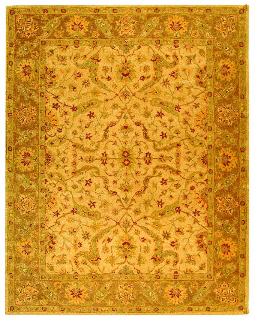 SAFAVIEH Antiquity Beaufort Oriental Wool Area Rug, Brown/Gold, 8'3" x 11'