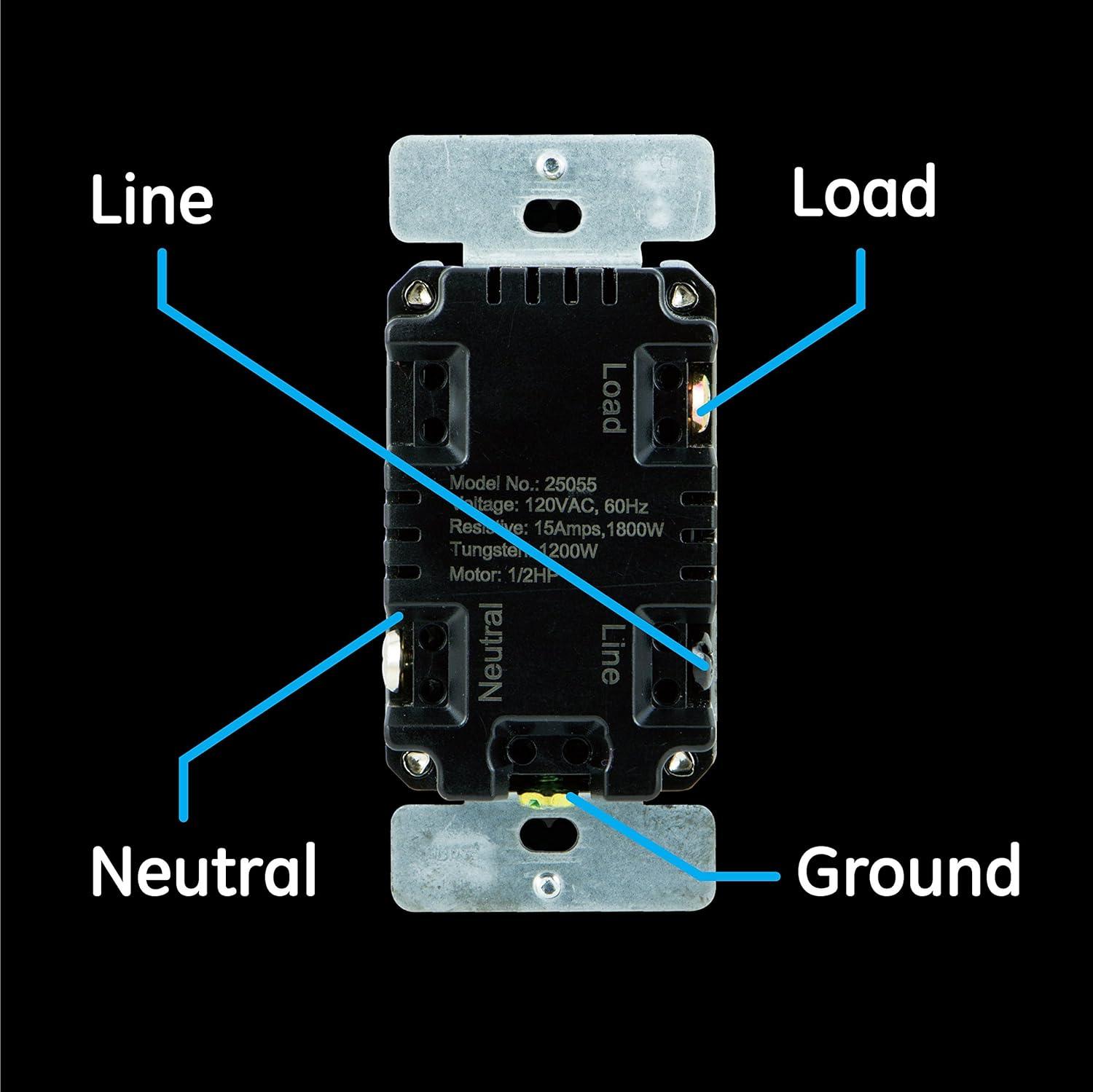 White Digital In-Wall Timer with Blue LED Indicators