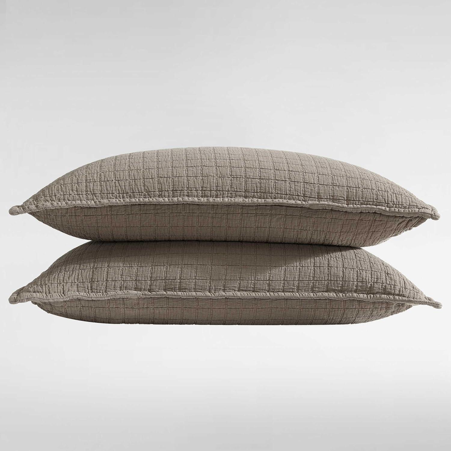 Calvin Klein Essential Garment Washed Solid Reversible Cotton Coverlet