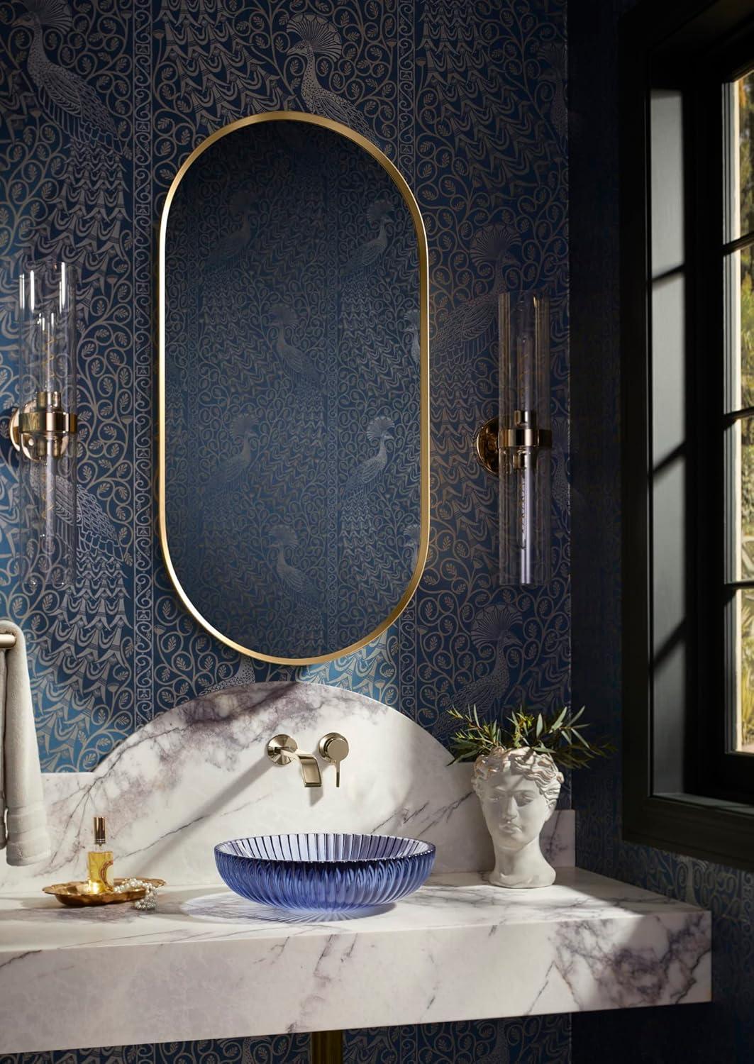 Essential Capsule Wall Mirror, Bathroom/Vanity Mirror with Frame