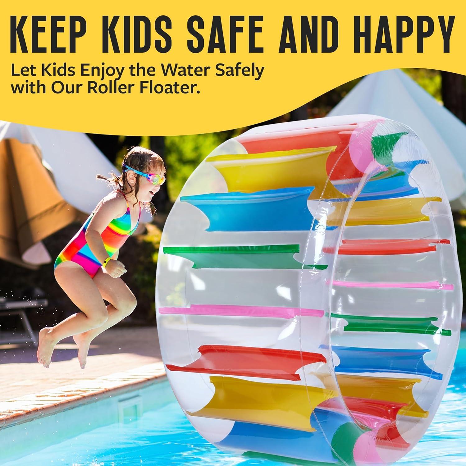 Playbees Giant Inflatable Wheel Roller 65"