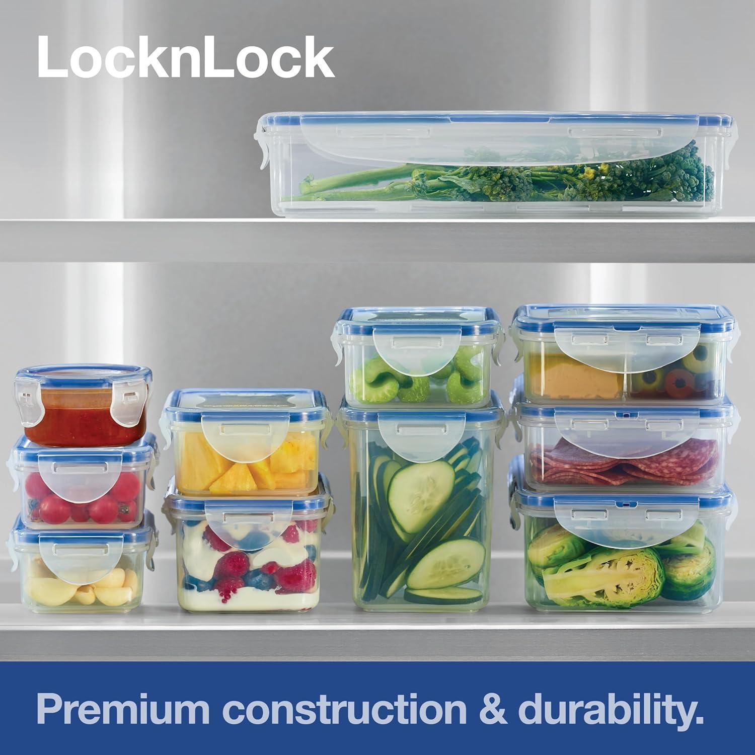 LocknLock Food Storage - Set of 5 Containers and 5 Lids