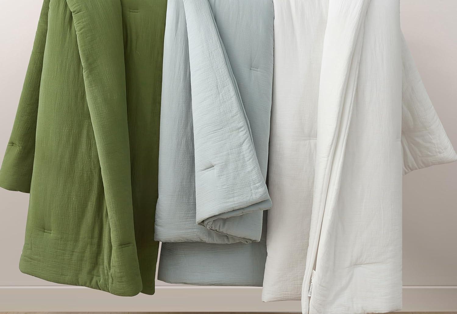 Chezmoi Collection Breeze Cotton Gauze Comforter Bedding Set