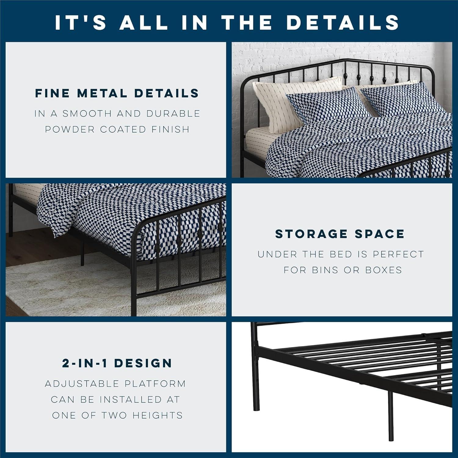 Bushwick Metal Platform Bed