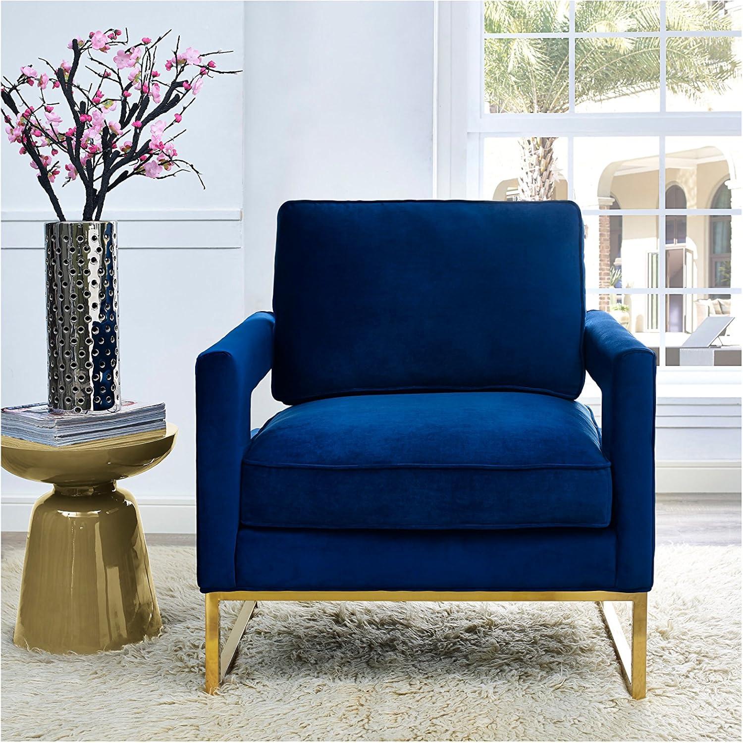 Velvet Accent Chair