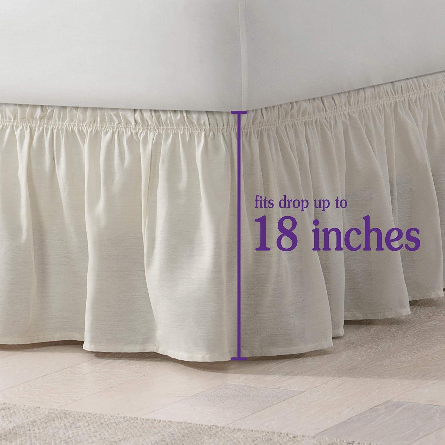 Easy Fit™ Baratta Ruffled Wrap Around Bed Skirt