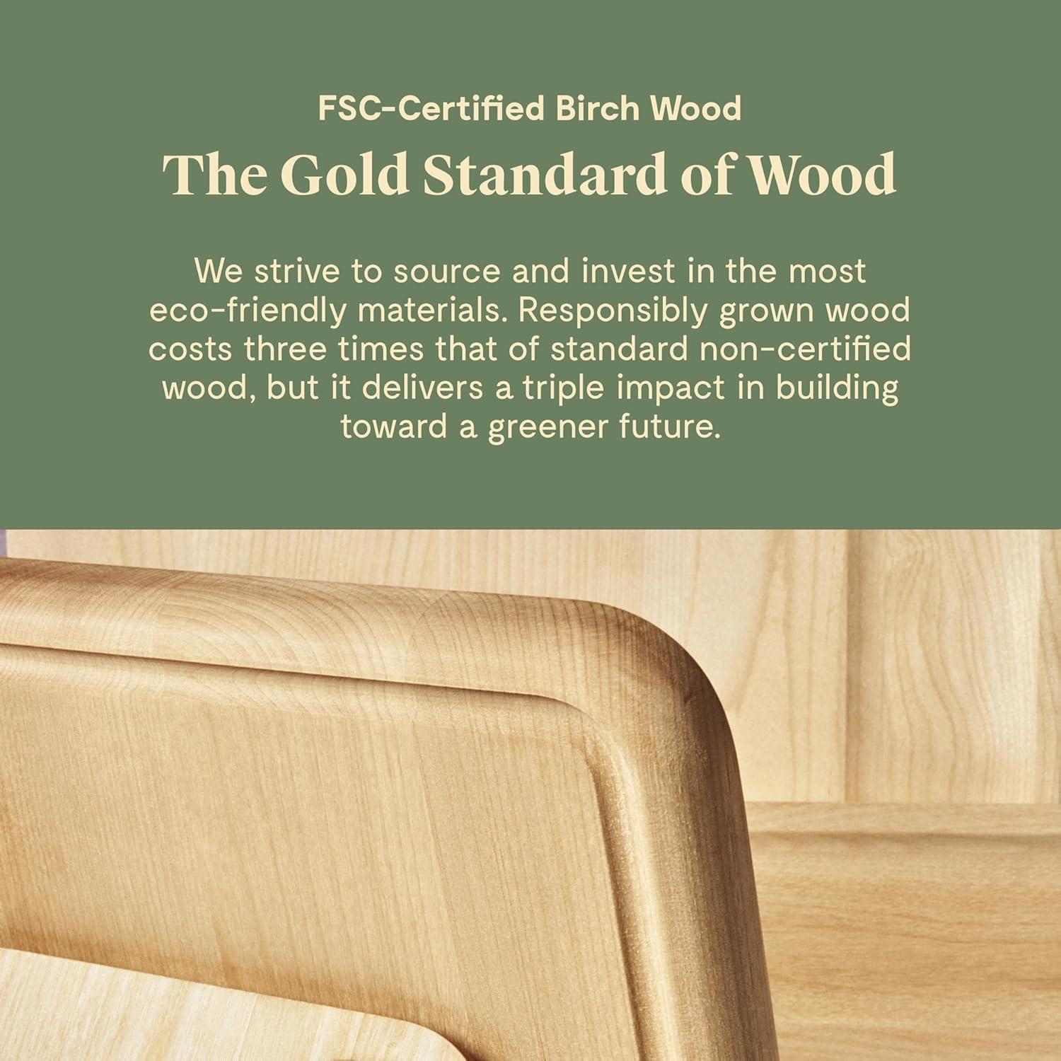 Caraway Birch Wood 4-Piece Cutting Board Set