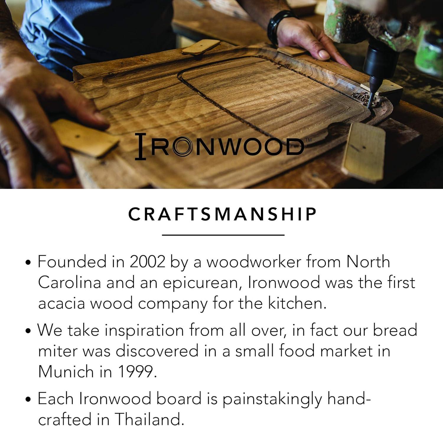 Ironwood Gourmet Gourmet Wood Square End Grain Chef's Board