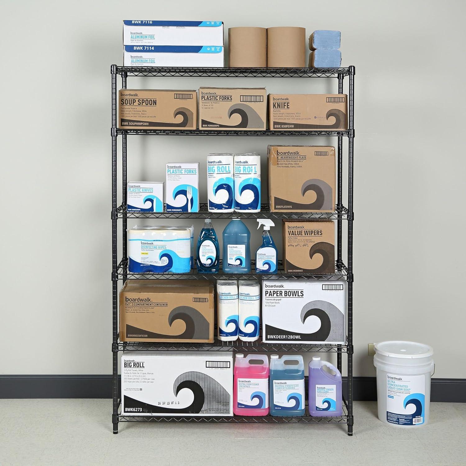 Alera® 48'' W Steel Shelving Unit