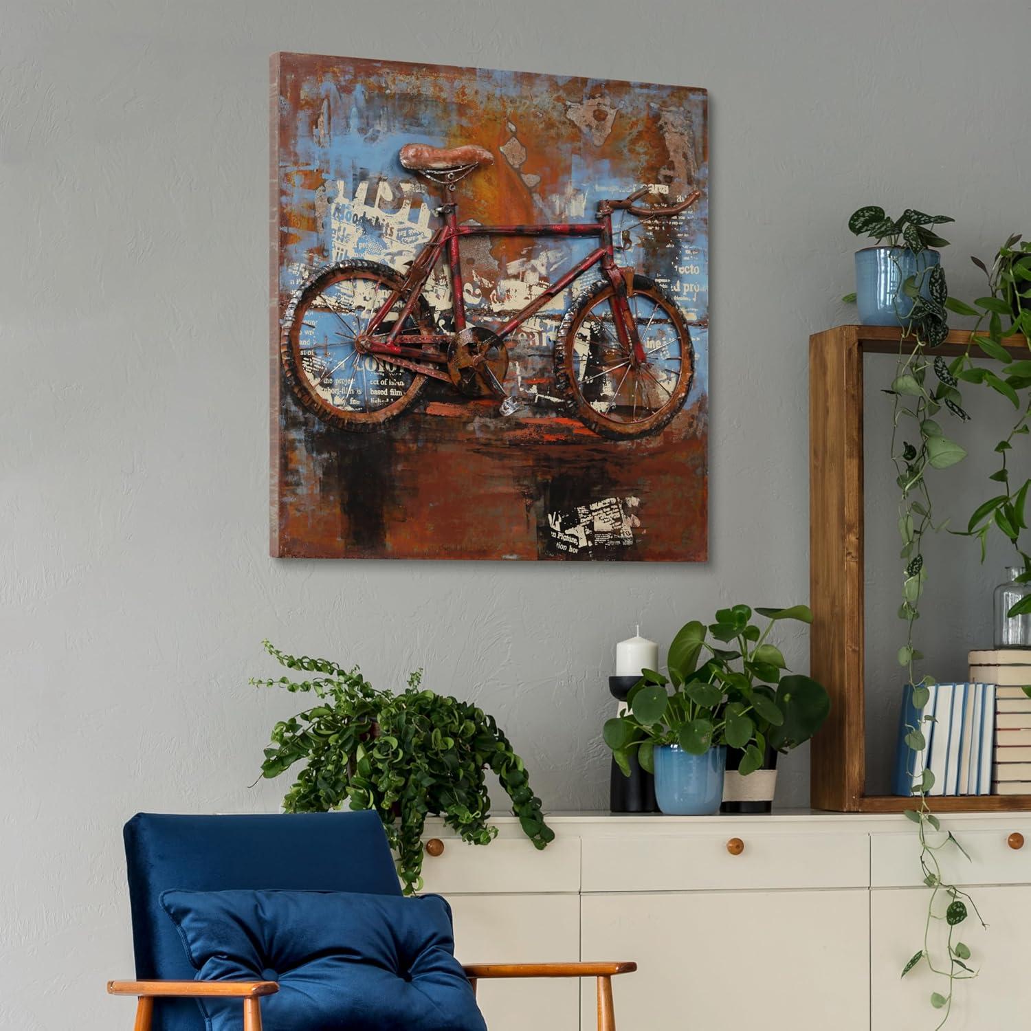 Empire Art Direct 'Biking' 3D Metal Wall Art