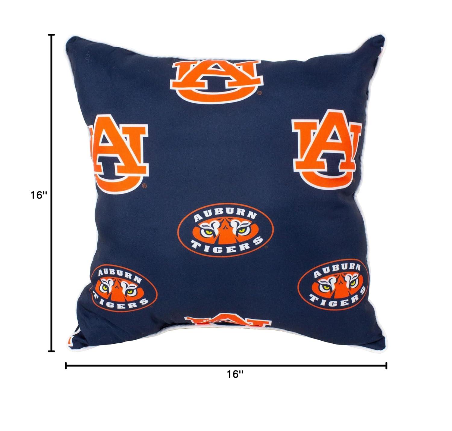 College Covers NCAA Cotton Reversible Throw Pillow (Set of 2)