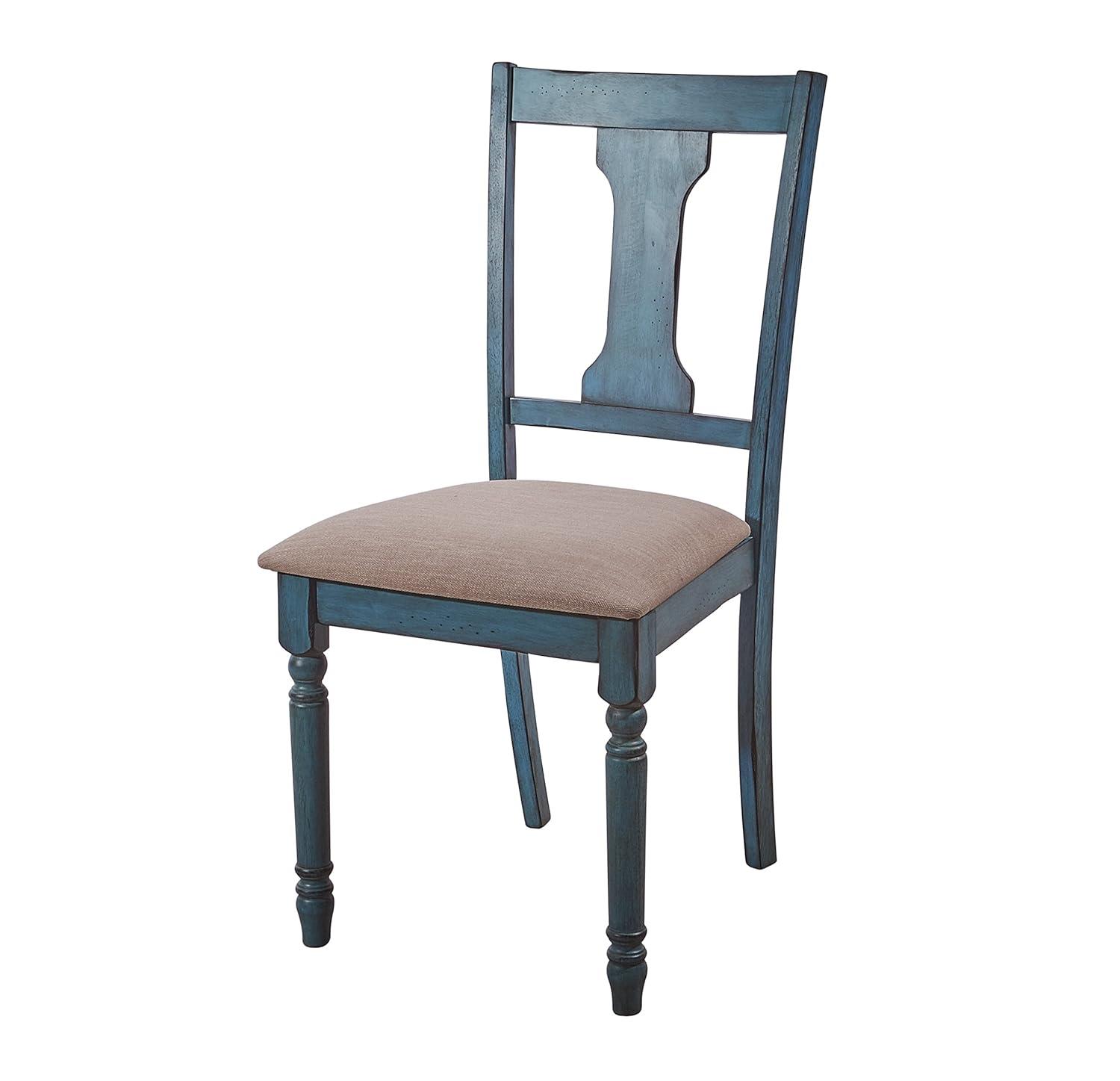 Ivor Slat Back Turned Leg Upholstered Side Chair