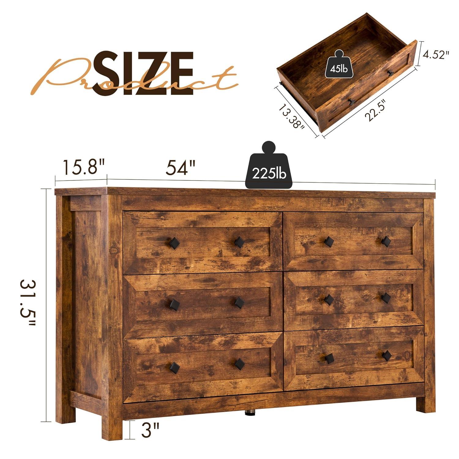 Nieto 6 - Drawer Dresser