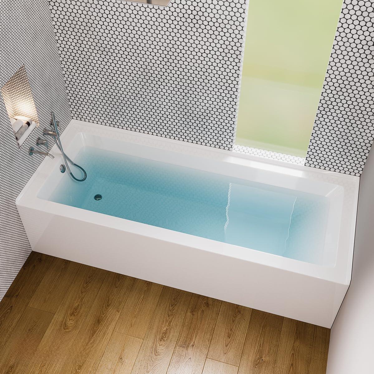 Nova 60'' x 32'' Alcove / Tile In Soaking Acrylic Bathtub