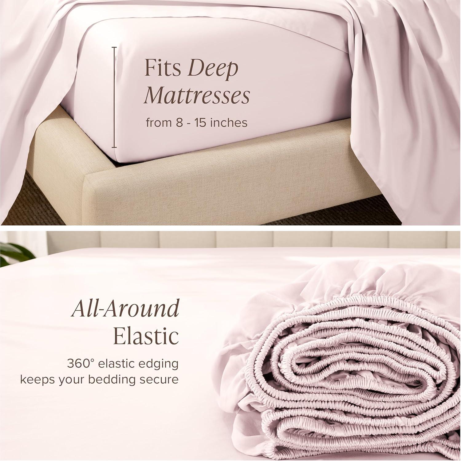 Bare Home 400 Thread Count Sateen Sheet Set