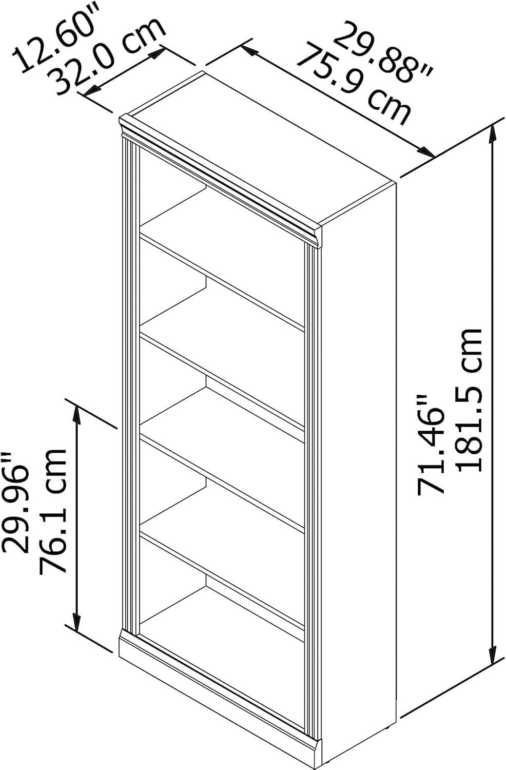 Bush Furniture Saratoga 5 Shelf Bookcase