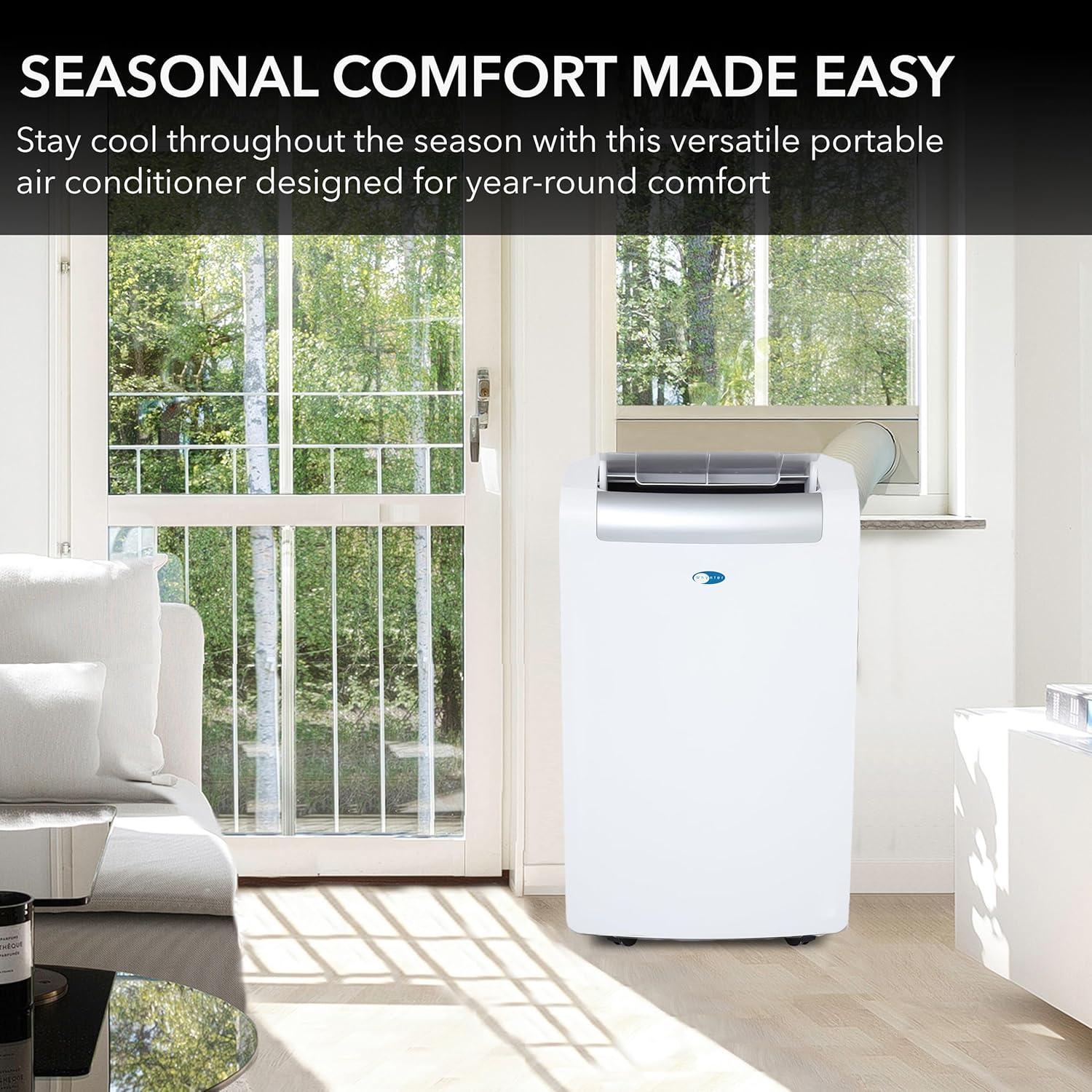 Whynter 14000 BTU Portable Air Conditioner for 500 sq. ft. with SilverShield Filter