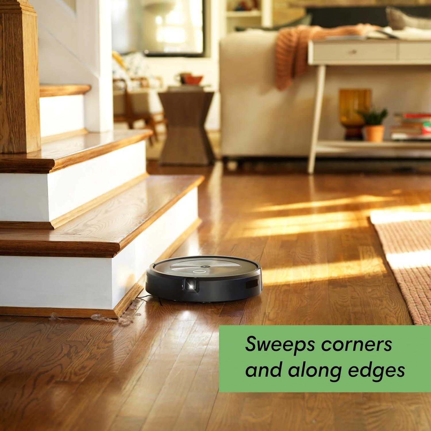 Open Box iRobot® Roomba® j7+ (7550) Self-Emptying Robot Vacuum Cleaner - Smart Mapping
