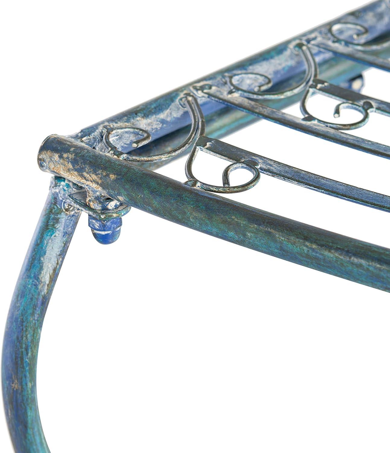 Abia Tree Bench - Outdoor - PAT5018 - Mossy Blue - Safavieh