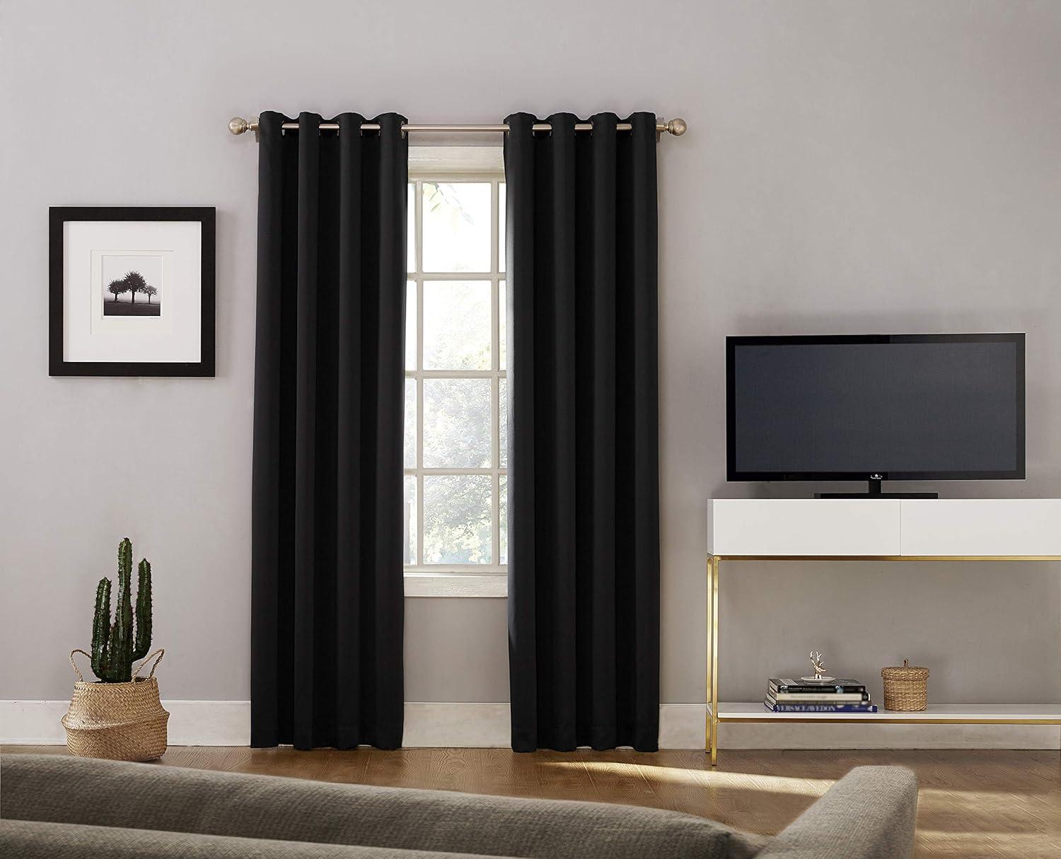 Sun Zero Oslo Theater Grade Extreme 100% Blackout Grommet Curtain Panel