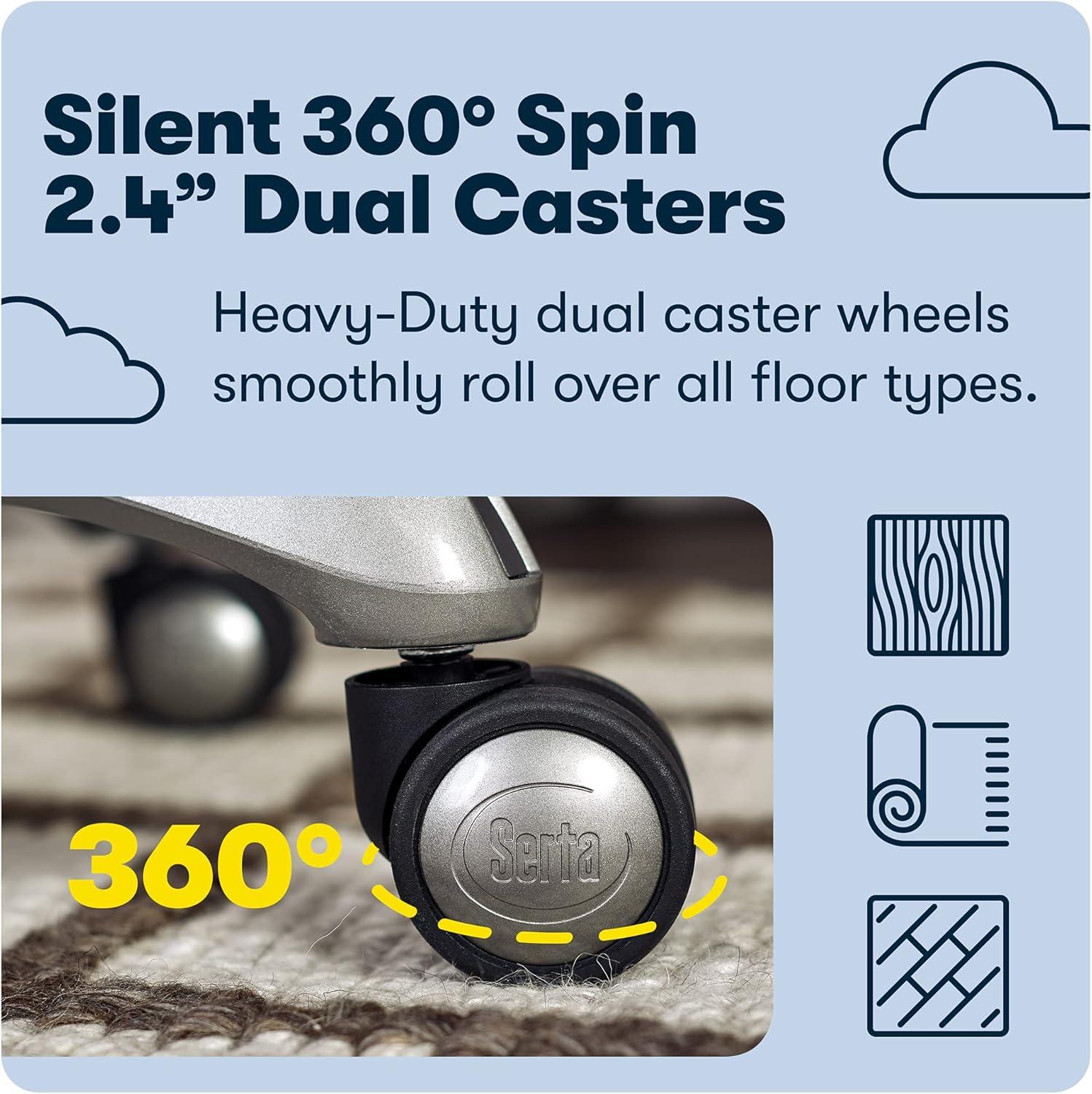 Serta Serta Jackson Big and Tall Executive Office Chair with AIR Technology and Smart Layers