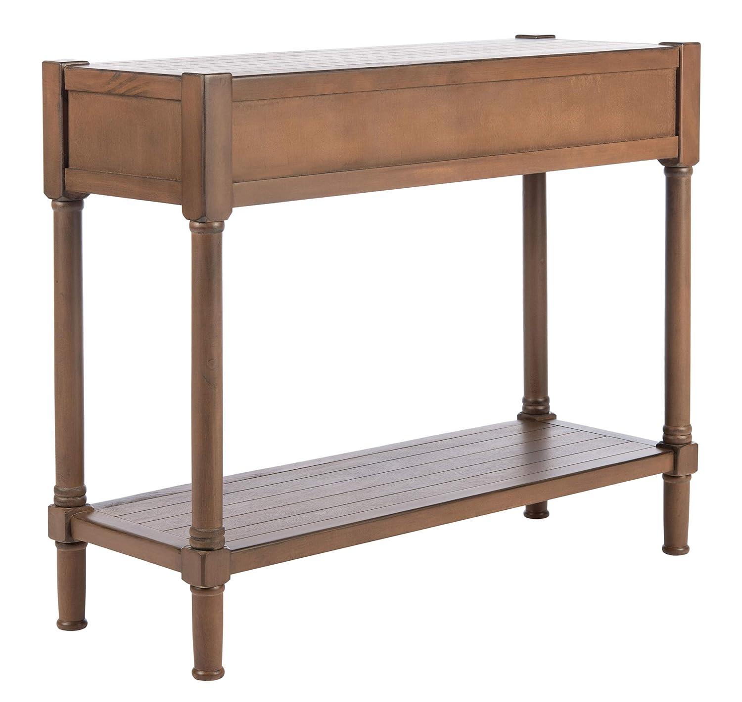 Filbert 2 Drawer Console Table - CNS5716C - Brown - Safavieh