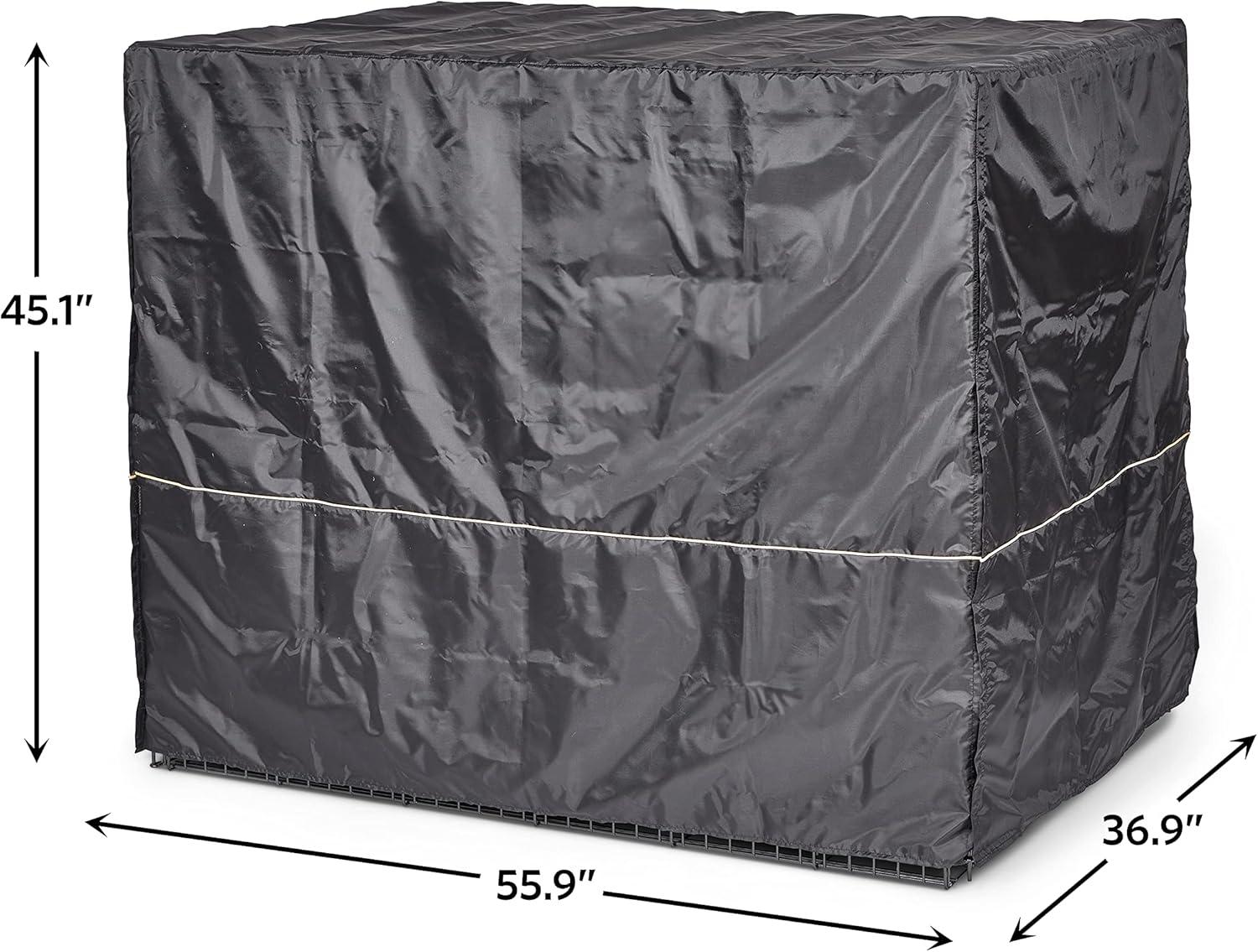 MidWest Homes for Pets XXL 54-Inch , Privacy Dog Crate Cover Designed to Fit Midwest Ginormous Dog Crate Models SL54 & SL54DD, Machine Wash & Dry, Gray,