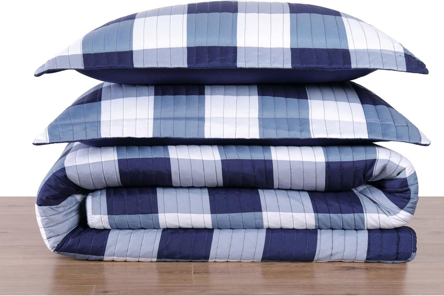 Truly Soft Buffalo Plaid Farmhouse / Country Plaid Quilt Set