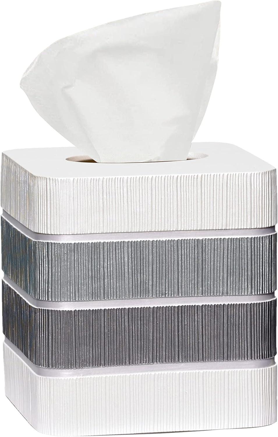 Popular Bath Modern LINE, Tissue Box, Grey