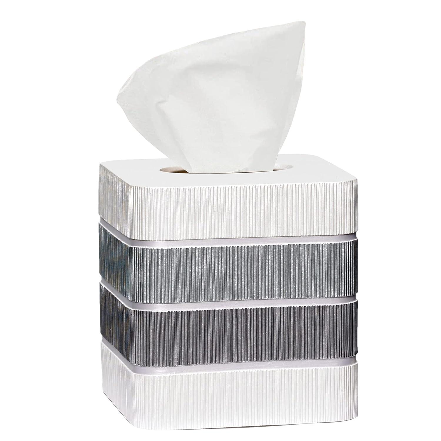 Popular Bath Modern LINE, Tissue Box, Grey
