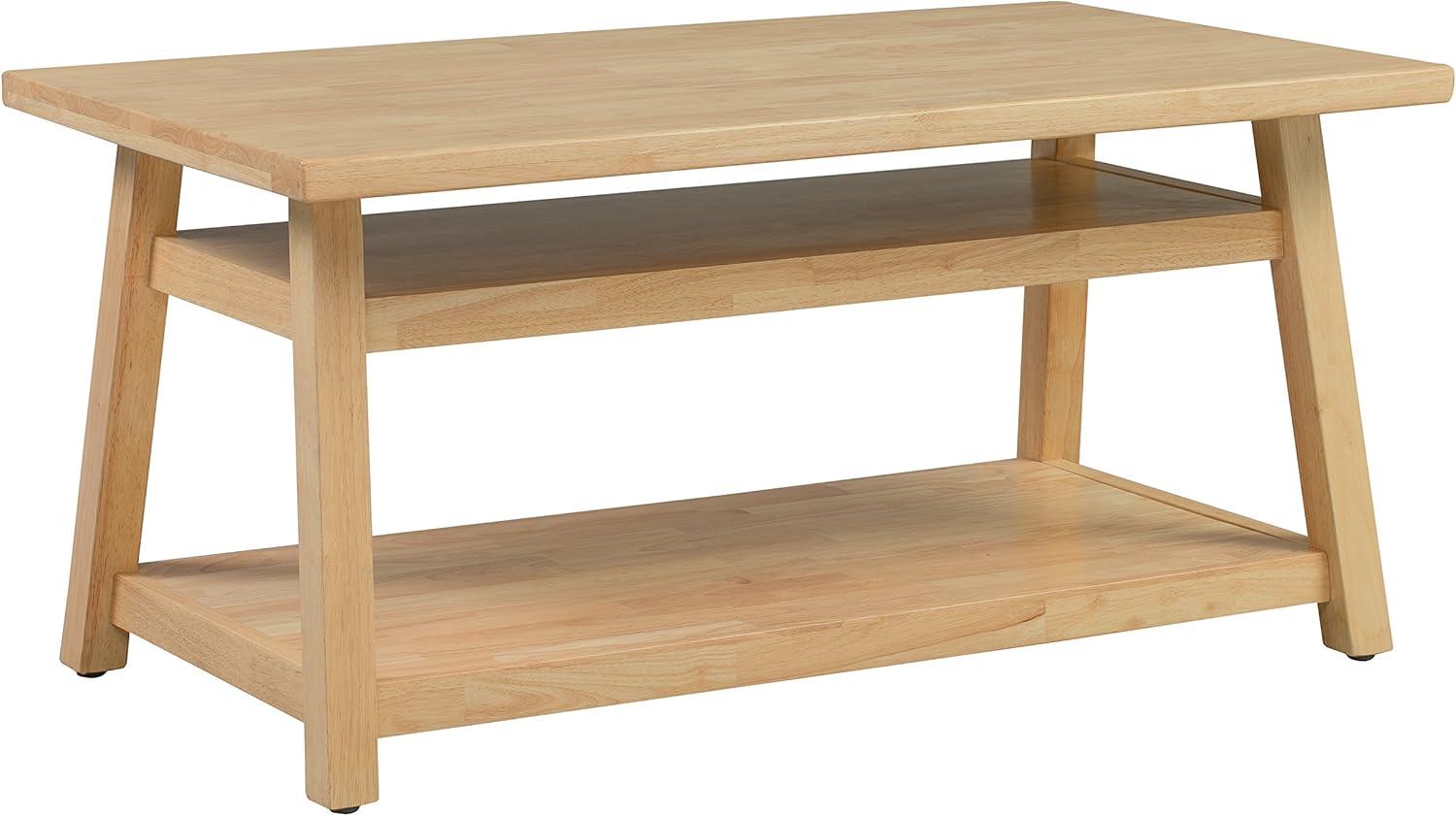 ECR4Kids ECR4Kids Sit n' Stash Rectangular Table, Classroom Storage, Natural