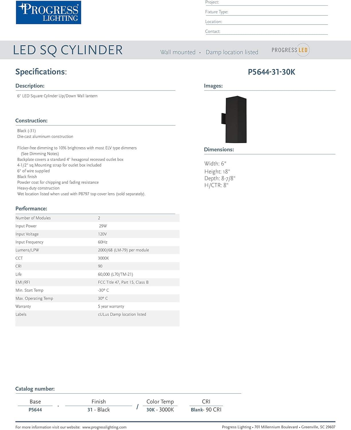 Progress Lighting, Verona, 2-Light Outdoor Wall Light, Antique Bronze, Material: Porcelain, Finish Color: Black