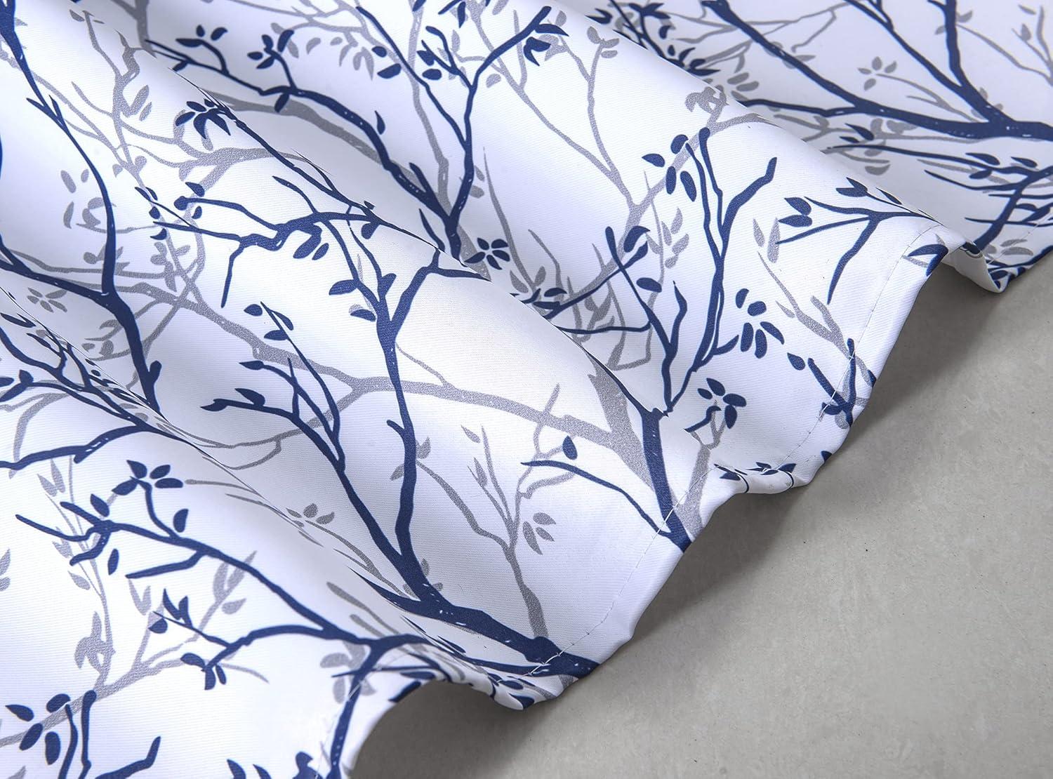 Floral Flower Thermal Insulated Energy Saving Window Curtain Valance for Living Room/Bedroom/Kitchen/Kids Rod Pocket 52 by 18 Inch