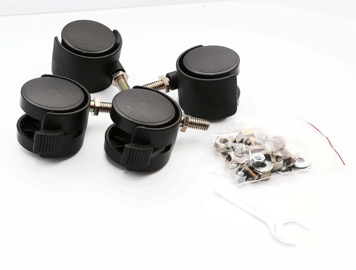 Syba SY-ACC65079 Metal Mobile Desktop Tower Computer Rolling Stand with Adjustable Width and Caster Wheels