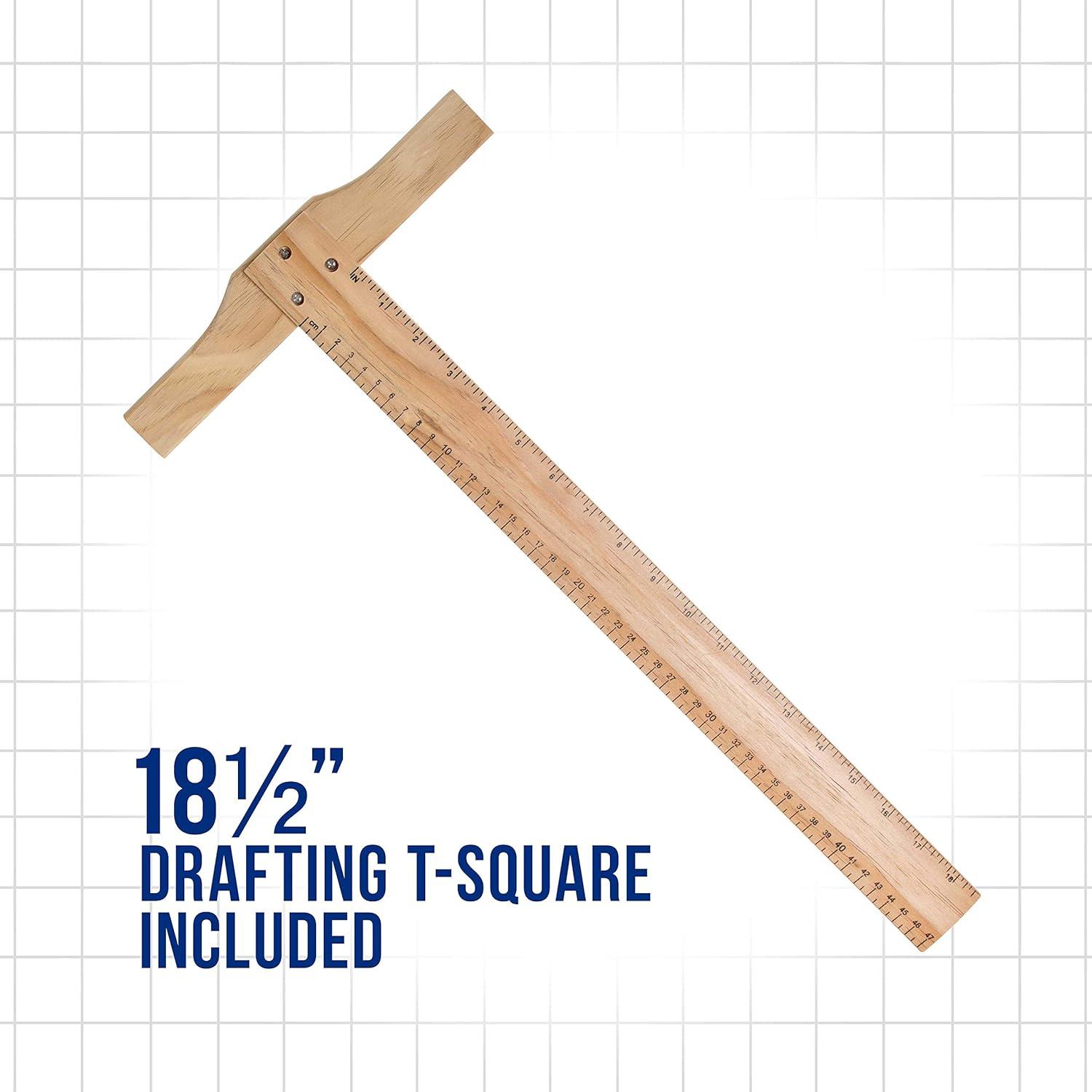 US Art Supply "Sketch Master" Adjustable Wood Artist Drawing & Sketching Board