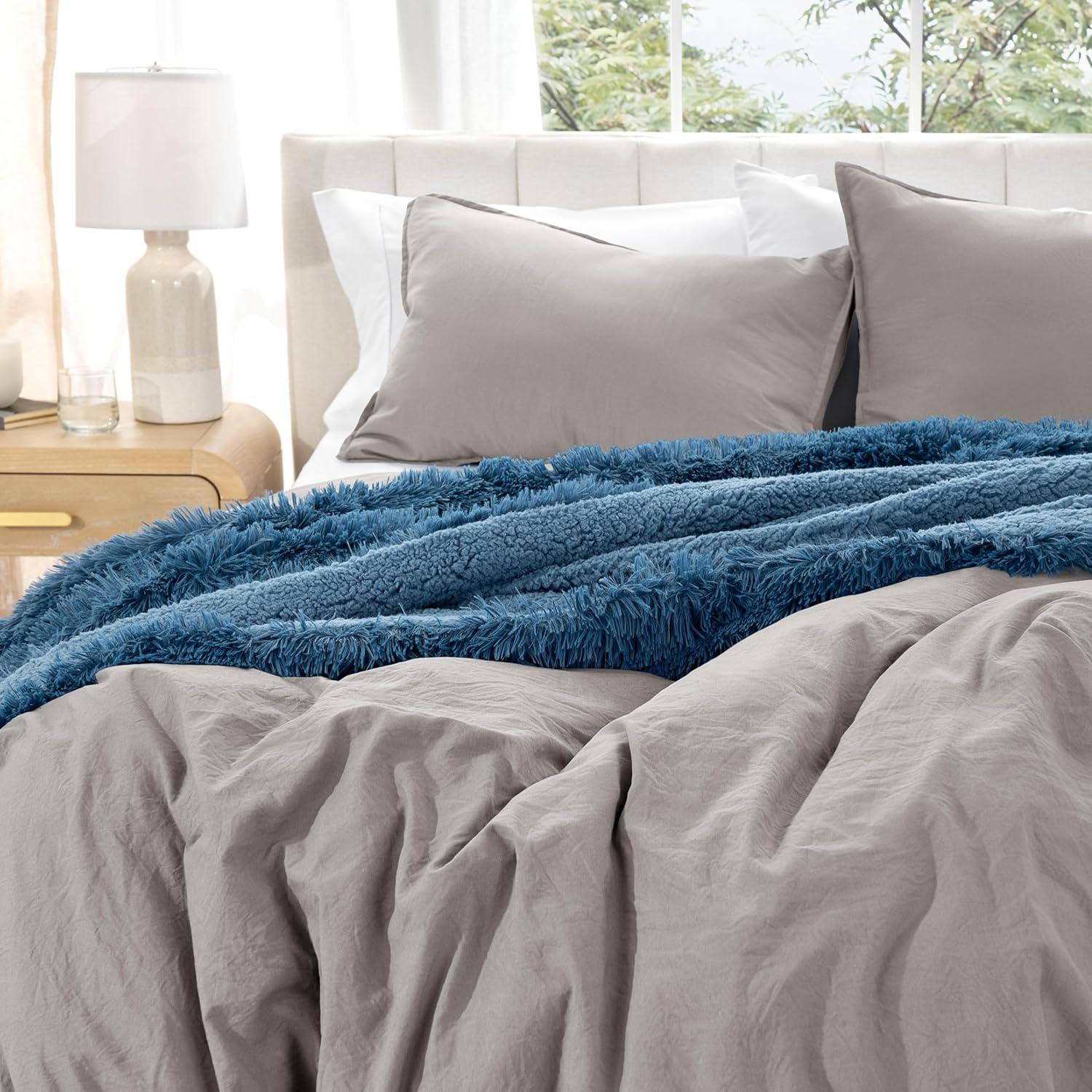 Bare Home Washed Microfiber Duvet Cover Set