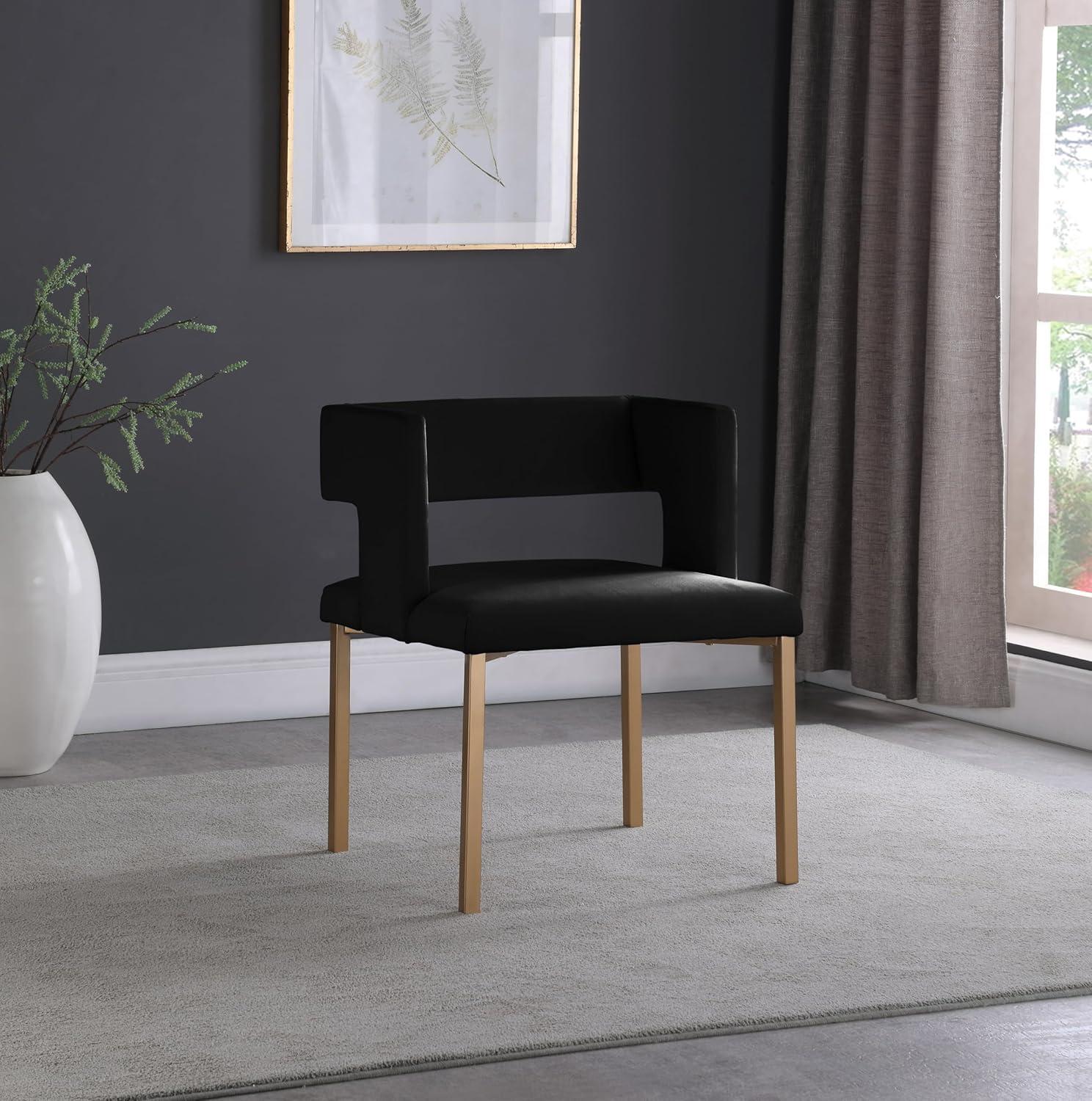 Inga 19'' H Velvet Upholstered Side Chair