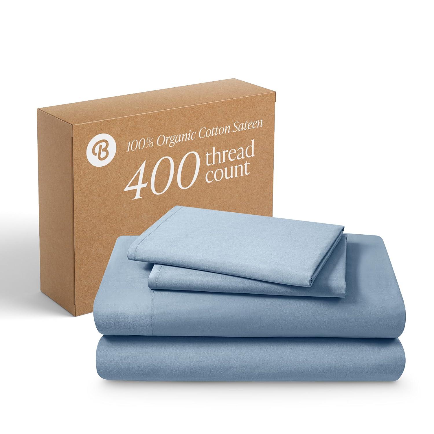 Bare Home 400 Thread Count Sateen Sheet Set