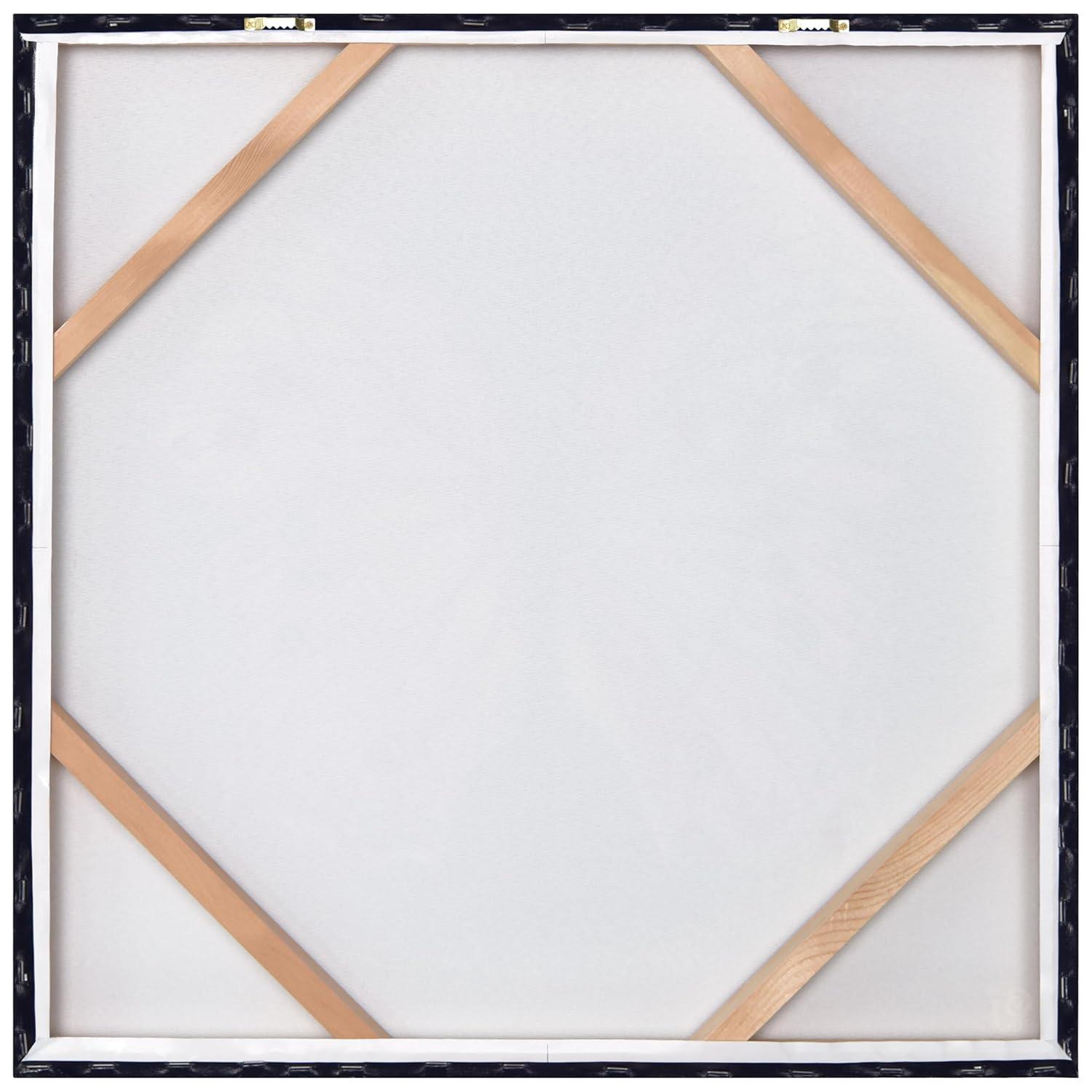 "Blue Monarch Elegance" Crystallus Epoxy Coated Wrapped Glossy Butterfly Canvas Wall Art with Heavy Acrylic Crystal Shards Embellishments