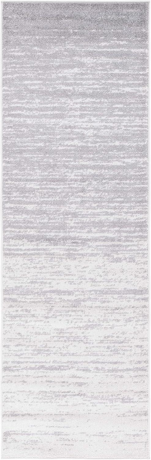 Adirondack ADR113 Machine Made Indoor Runner - Ivory/Silver - 2'-6"x20' - Safavieh