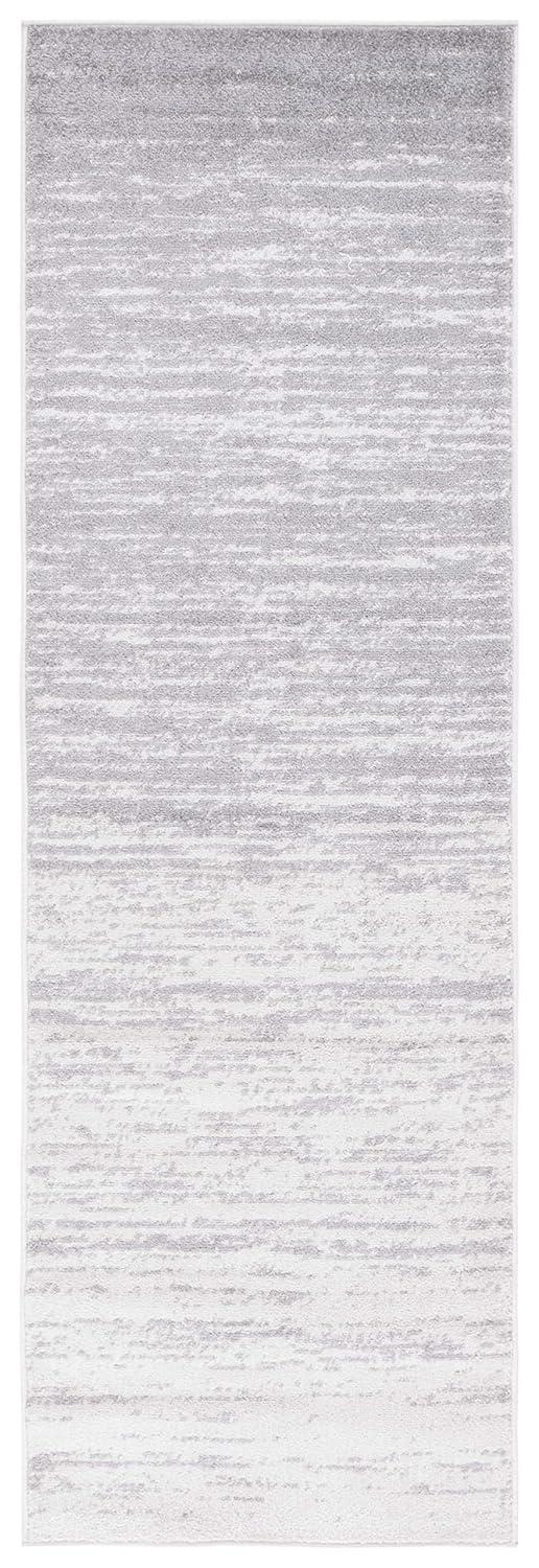 Adirondack ADR113 Machine Made Indoor Runner - Ivory/Silver - 2'-6"x14' - Safavieh