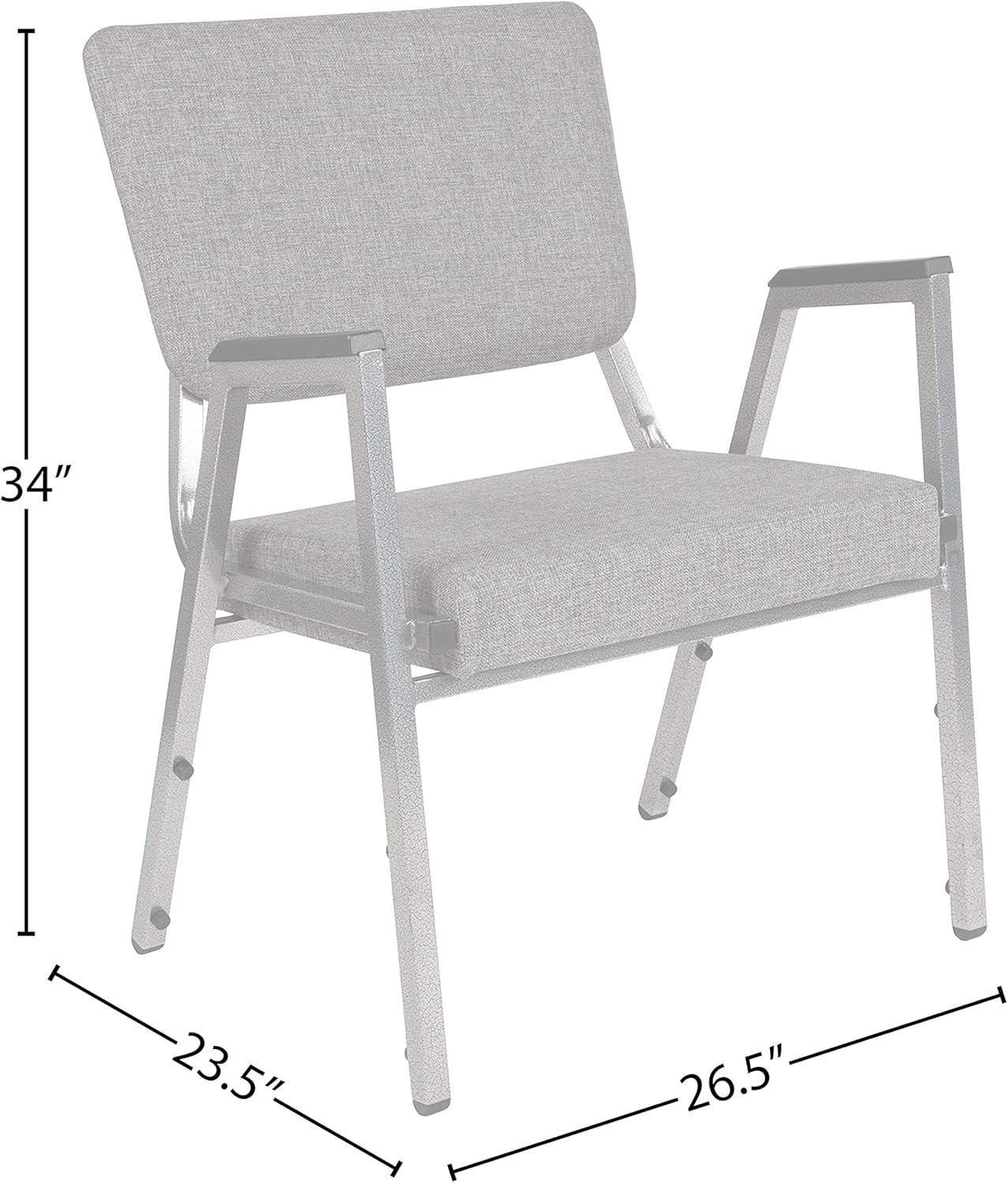 Flash Furniture Adeline 1000 lb. Rated Antimicrobial Bariatric medical Reception Chair