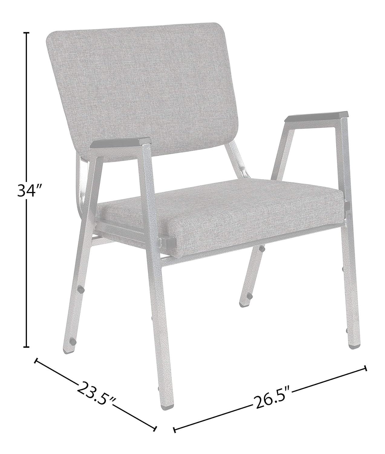 Flash Furniture Adeline 1000 lb. Rated Antimicrobial Bariatric medical Reception Chair