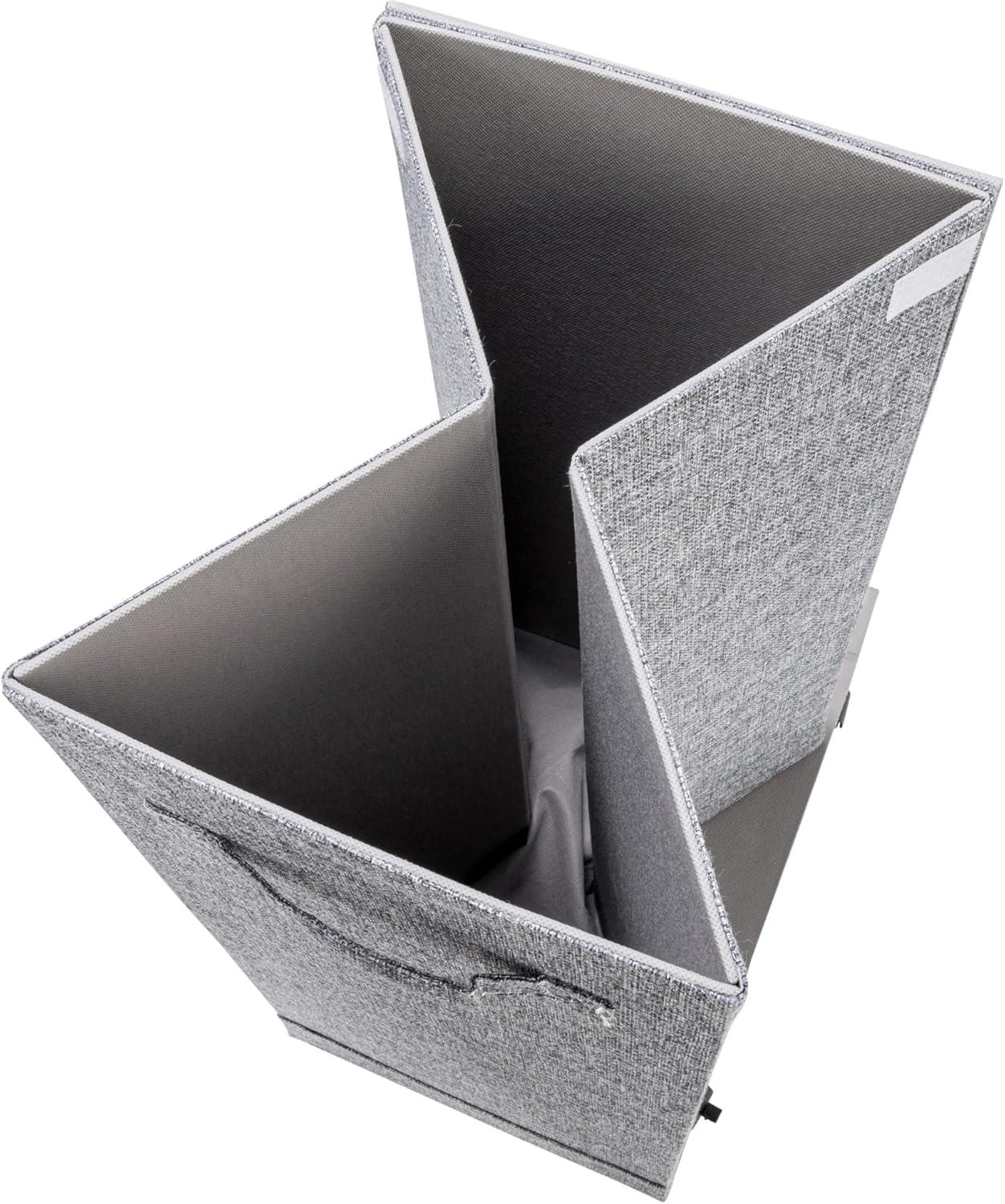 Household Essentials Rolling Laundry Hamper with Handles