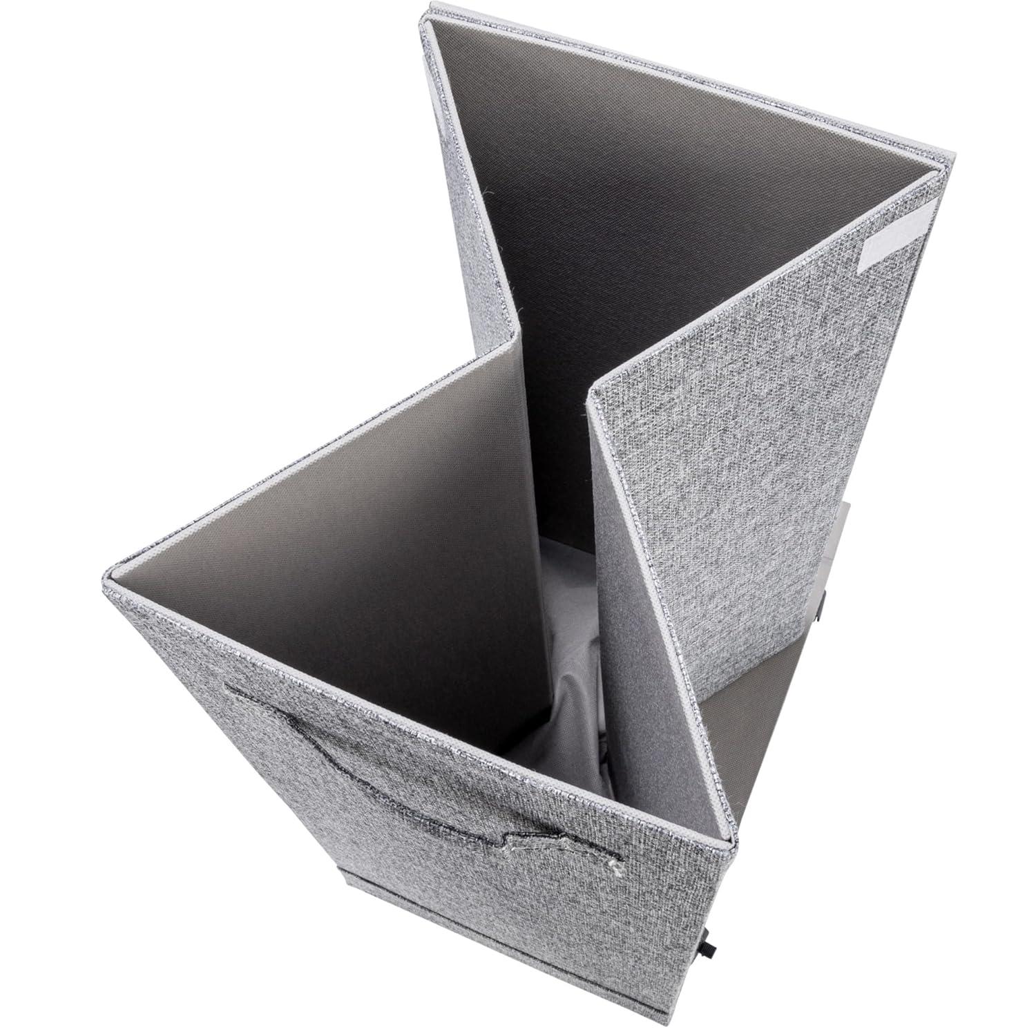 Household Essentials Rolling Laundry Hamper with Handles