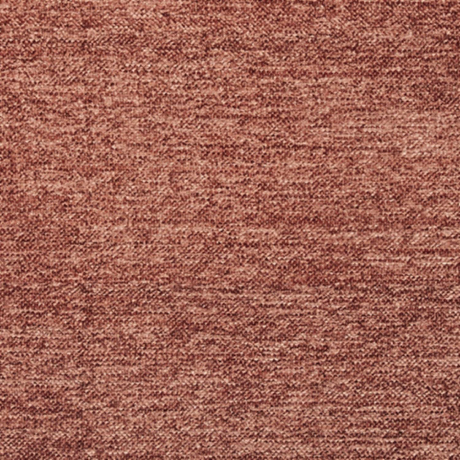 Tamish Rust Polyester Throw Blanket with Knotted Fringe