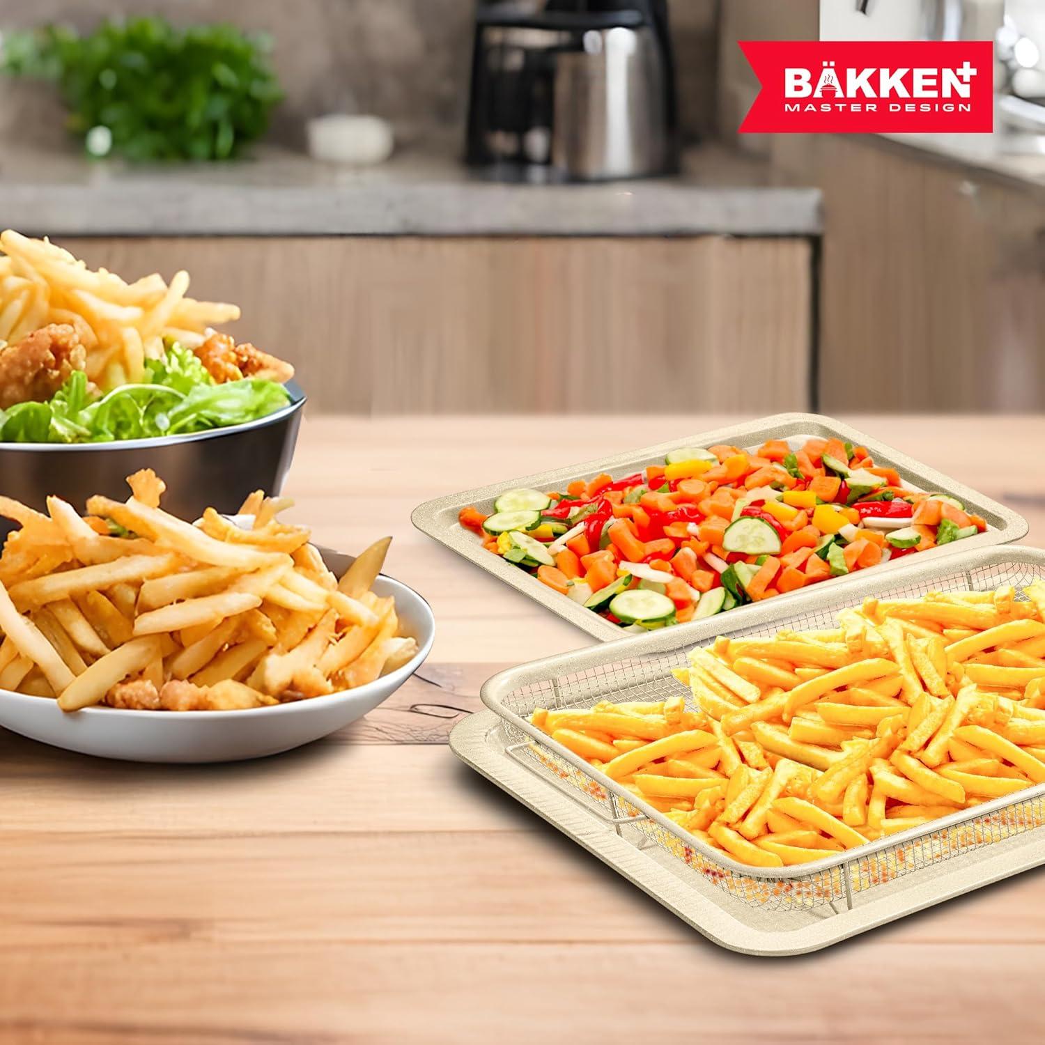 Bakken- Swiss Crisper Tray - 2-Piece Set – White Marble