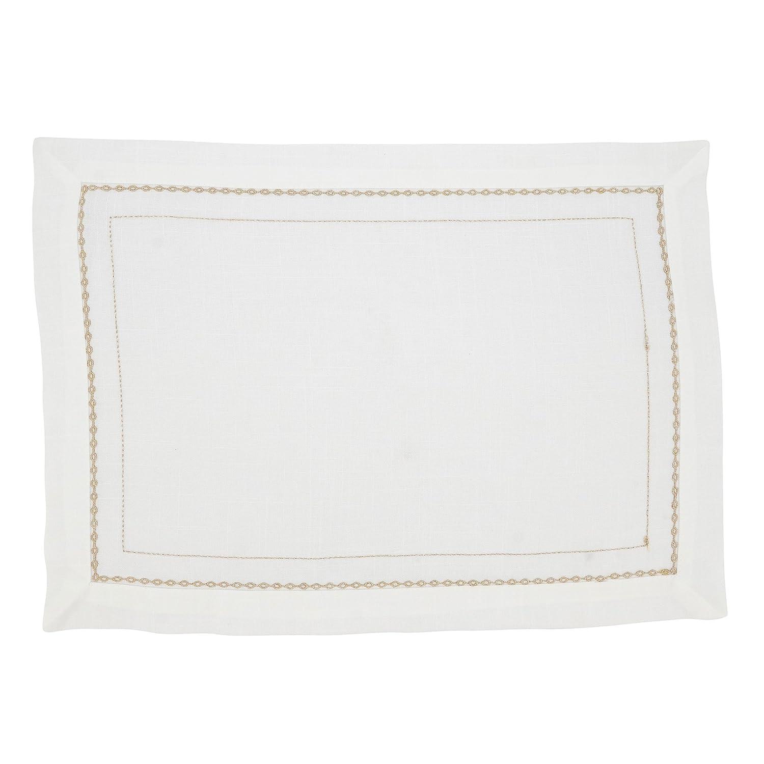 Polyester No Pattern Rectangle Placemat (Set of 4)